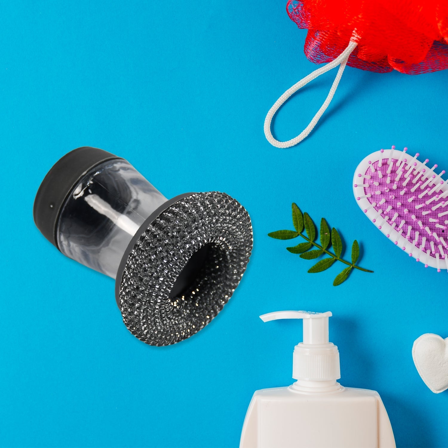 Soap dispensing dish brush with ergonomic handle for easy kitchen cleaning Soap dispensing dish brush with ergonomic handle for easy kitchen cleaning